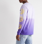 Billionaire Boys Club - Logo-Print Dégradé Cotton-Jersey T-Shirt - Purple