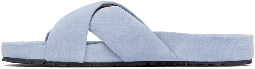 Wales Bonner Blue Criss-Cross Sandals Wales Bonner