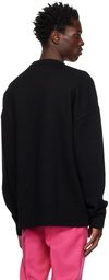 AMI Paris Black Ami De Cœur Sweater