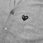 Comme des Garcons Play Black Heart V-Neck Cardigan