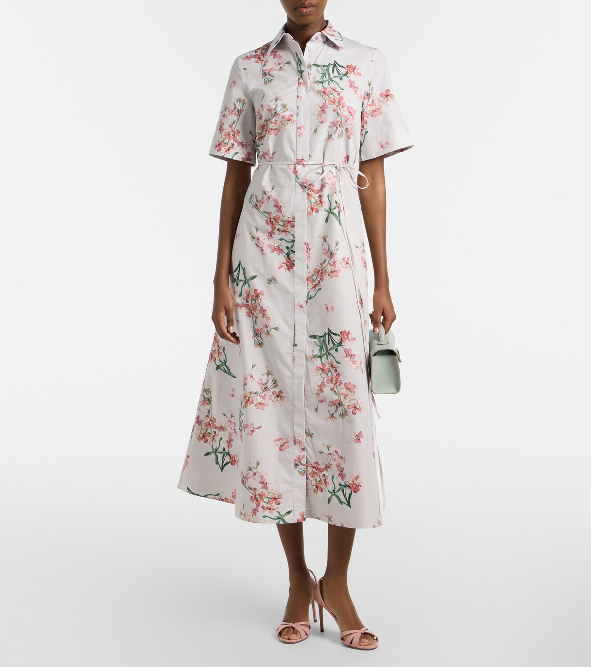 Erdem Floral cotton shirt dress