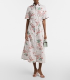 Erdem Floral cotton shirt dress