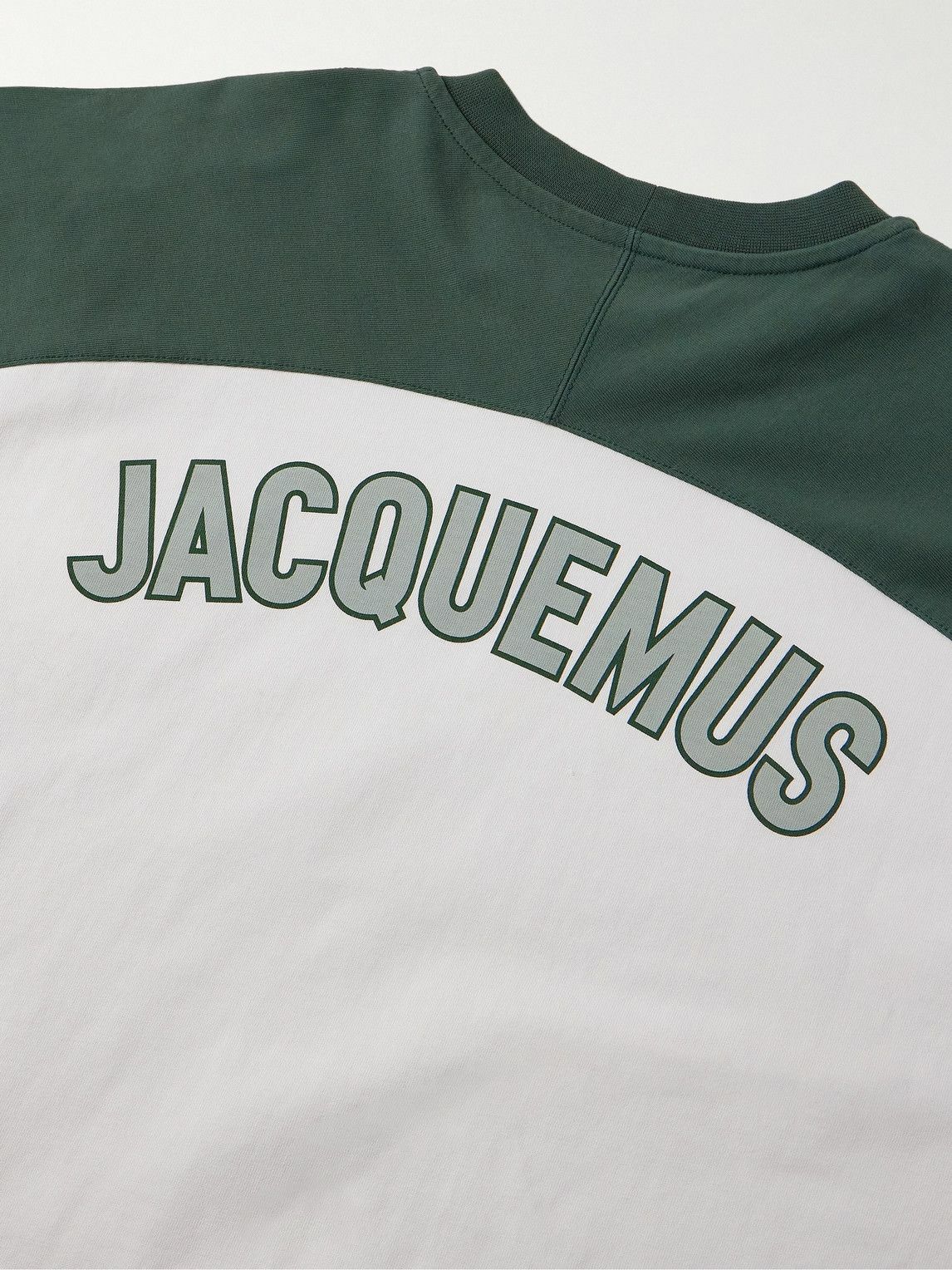 Jacquemus - Appliquéd Logo-Print Cotton-Jersey T-Shirt