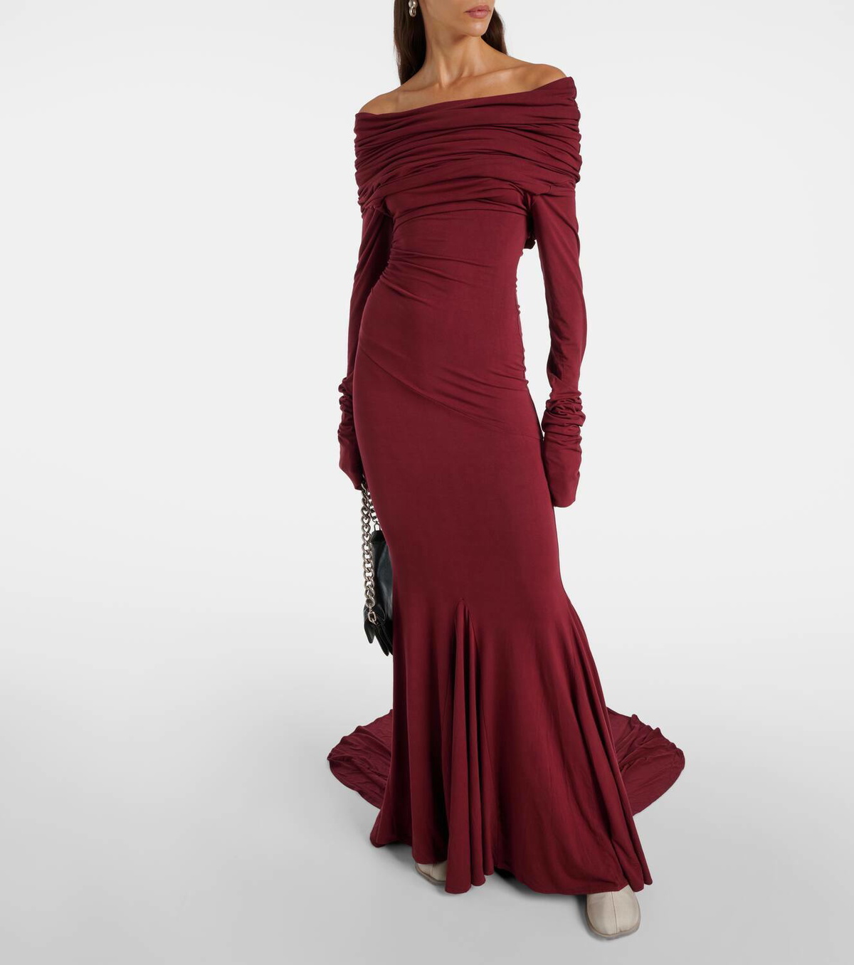 Entire Studios Bound off-shoulder gown