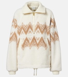 Varley Hendrik jacquard teddy jacket