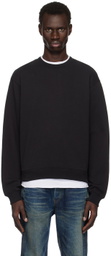 John Elliott Black Beach Crew Sweatshirt