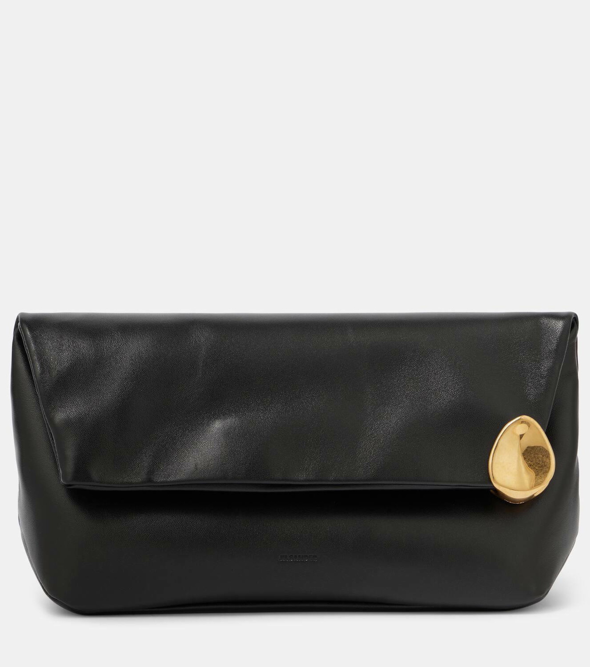 【関税＆送料込み】Jil Sander Jewel Zip Leather Clutch Jil Sander Jewel Zip Leather Clutch | Saks Fifth Avenue