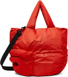 Dingyun Zhang Orange Helmet Cross-Body XL Tote