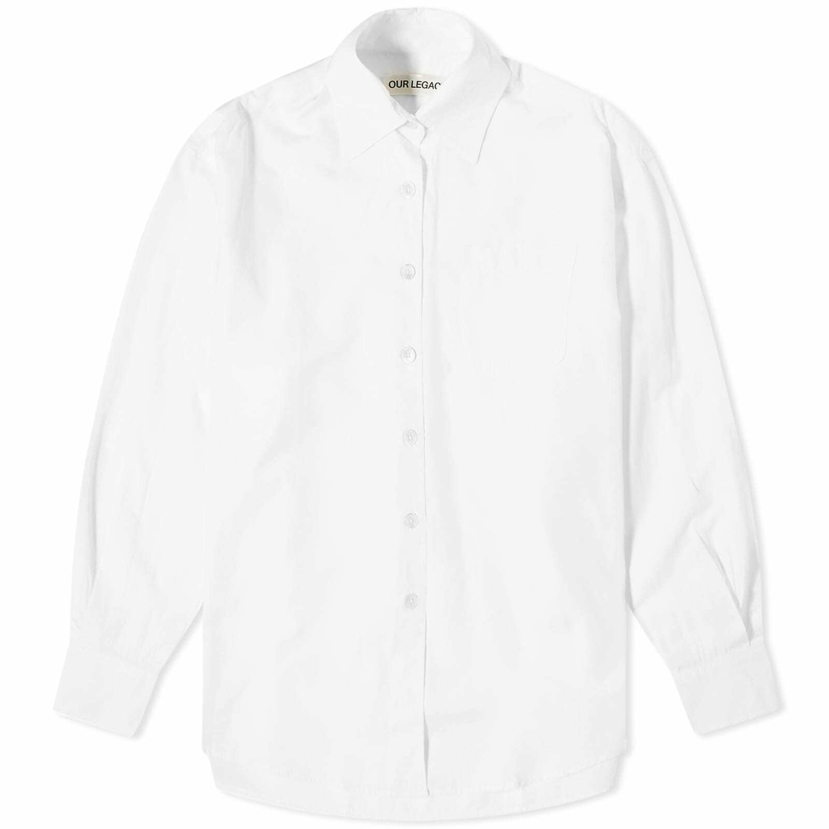 Our Legacy Women's Borrowed Shirt in White Our Legacy