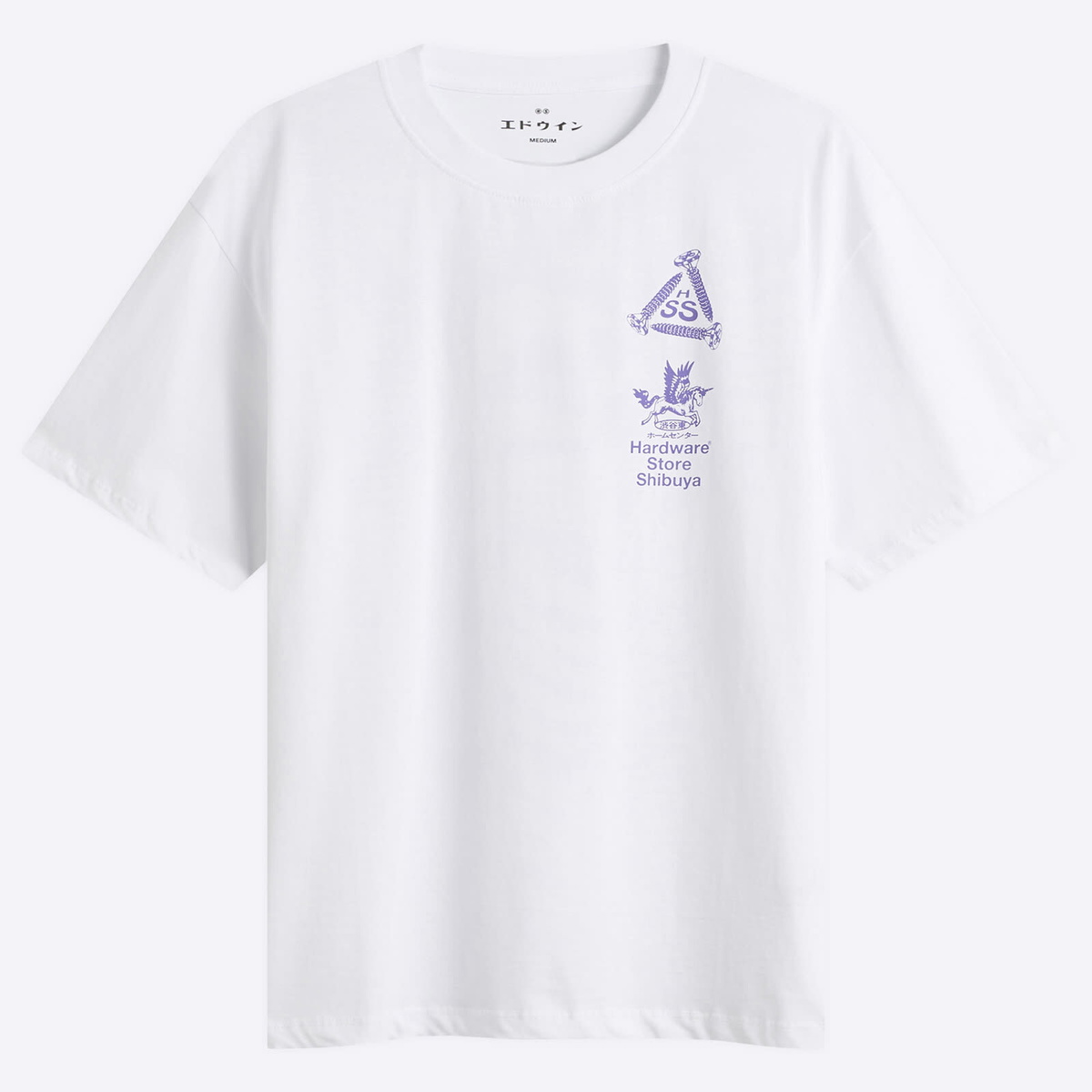 Edwin Men's Hardware Store Shibuya TS in White