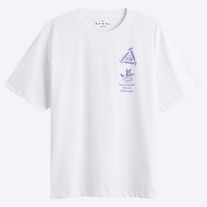 Photo: Edwin Men's Hardware Store Shibuya TS in White