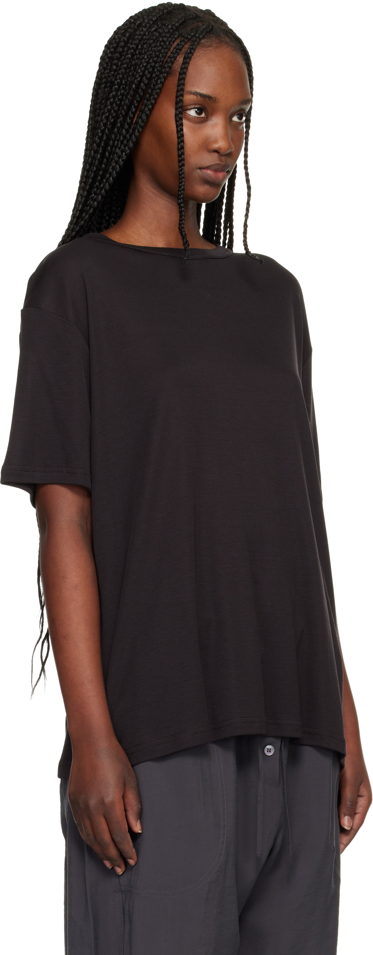Studio Nicholson Brown Rond T-shirt