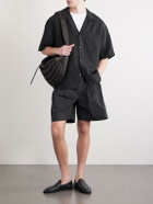 A Kind Of Guise - Samata Camp-Collar Linen Shirt - Black