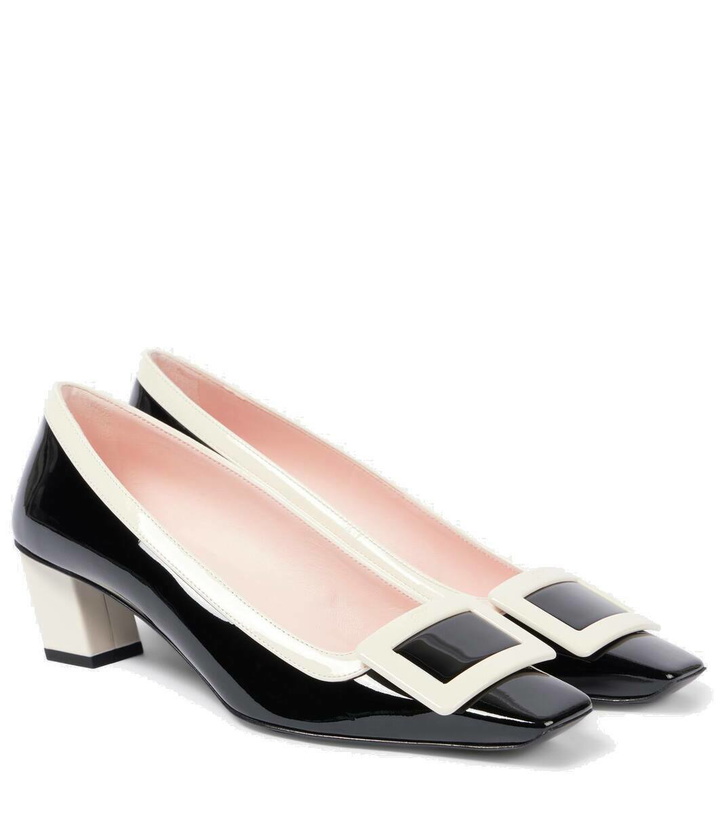 Photo: Roger Vivier Belle Vivier 45 patent leather pumps