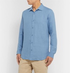 Kingsman - Orlebar Brown Giles Linen Shirt - Blue