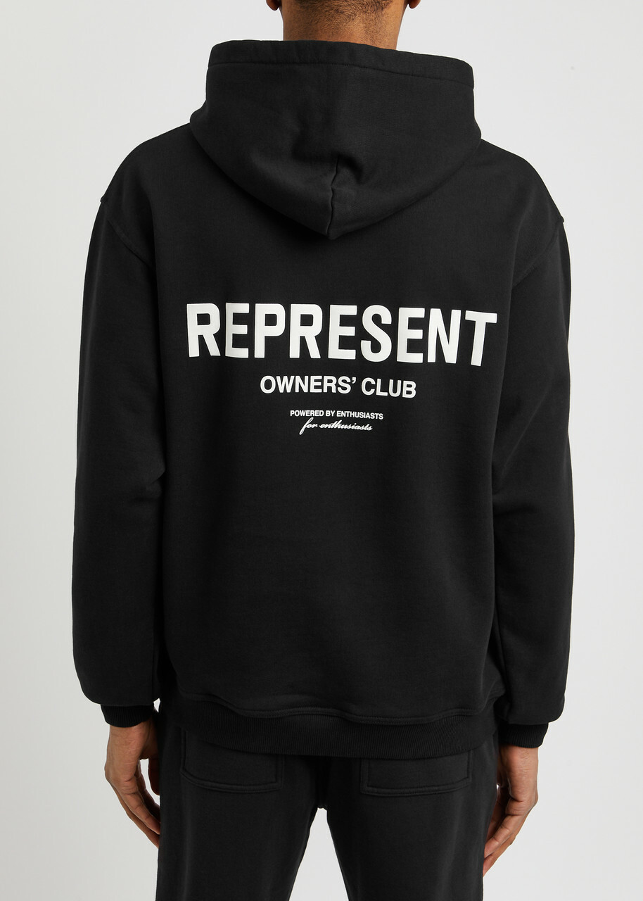 Represent Men's Cotton Sweatshirt Black