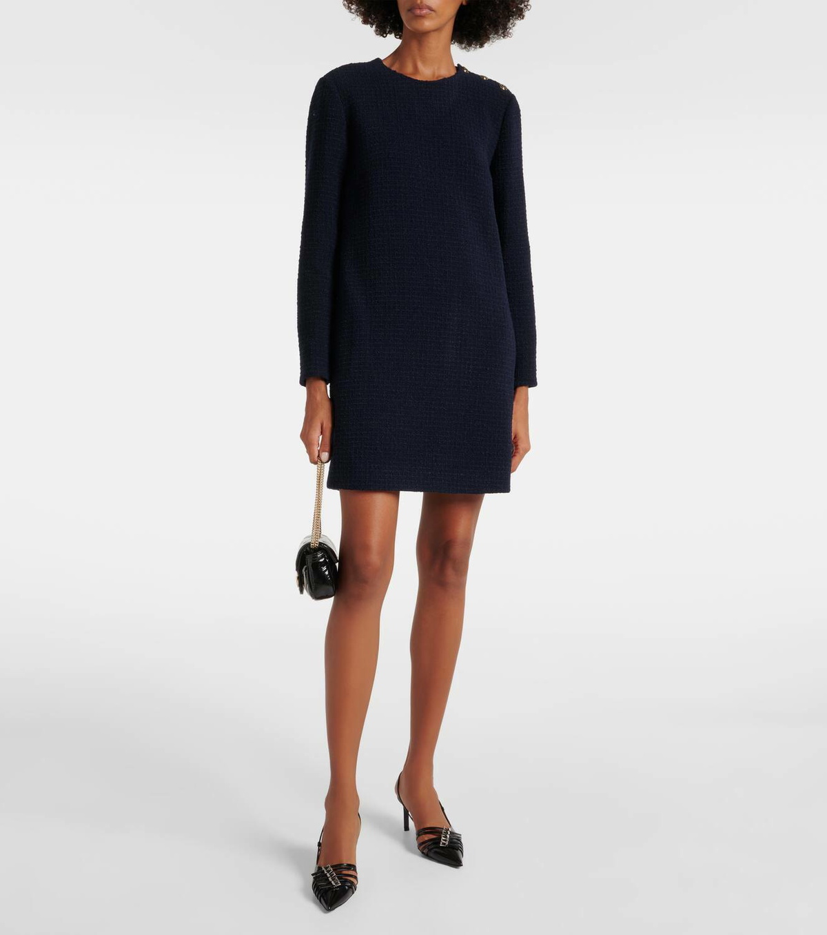 Gucci Wool-blend bouclé sweater dress Gucci