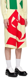 Stefan Cooke Multicolor Gothic Font Shorts