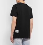 Heron Preston - Slim-Fit Embroidered Printed Organic Cotton-Jersey T-Shirt - Black
