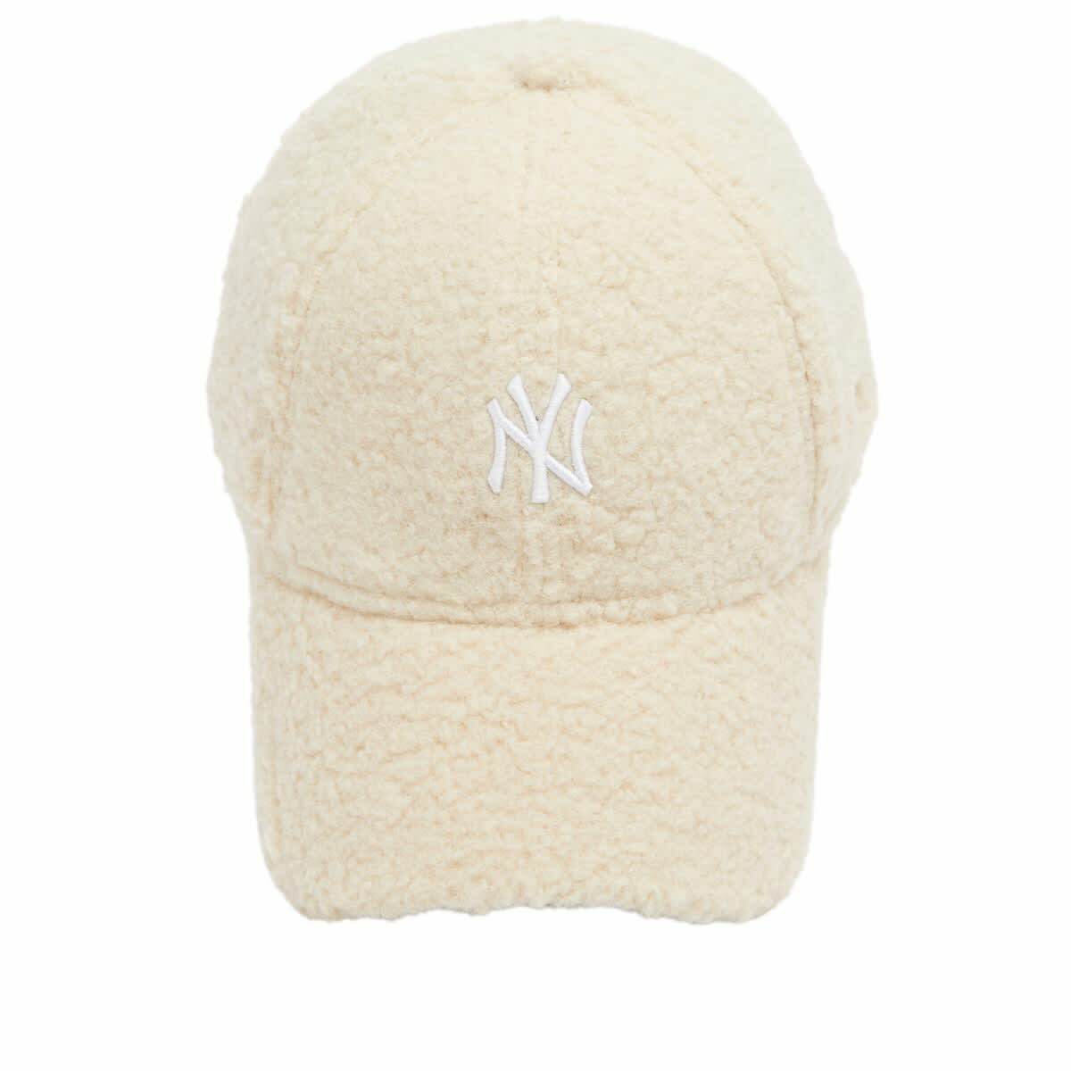 NEW ERA New York Yankees Mlb Winter Borg Black 9Forty Adjustable Hat - View #2