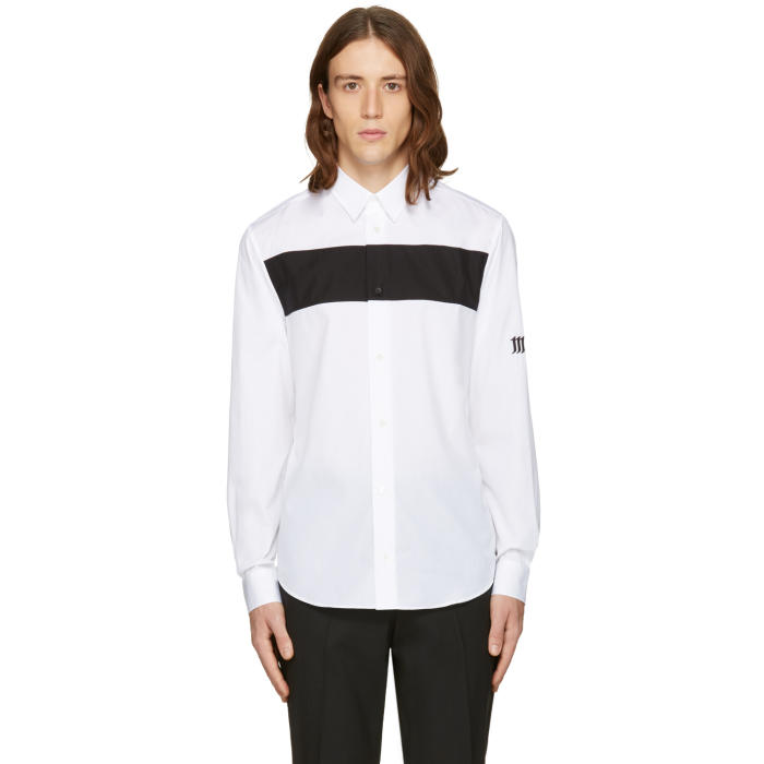 Photo: McQ Alexander McQueen White Shields Pop Shirt