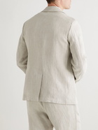 Officine Générale - Unstructured Linen Suit Jacket - Neutrals