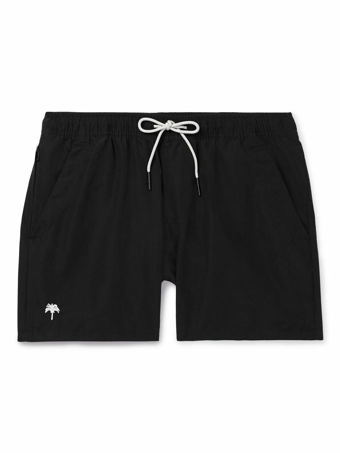 OAS StraightLeg ShortLength Swim Shorts Black OAS