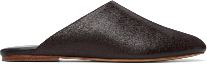 Photo: A.P.C. Brown 'Les Mules' Slip-on Loafers