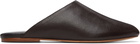 A.P.C. Brown 'Les Mules' Slip-on Loafers