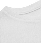 The Elder Statesman - NBA Brooklyn Nets Cashmere and Silk-Blend T-Shirt - White