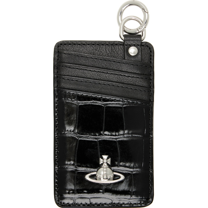 Photo: Vivienne Westwood Black Vertical Flat Card Holder