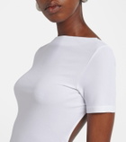 Jacquemus The Sole cutout jersey midi dress