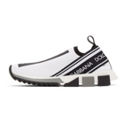 Dolce and Gabbana White Sorrento Slip-On Sneakers