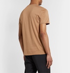 Theory - Clean Silk and Cotton-Blend T-Shirt - Brown