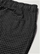 Schiesser - Josef Checked Cotton-Jersey Pyjama Trousers - Black