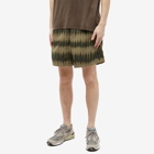 A.P.C. Men's Bobby Tie Dye Swim Shorts in Khaki