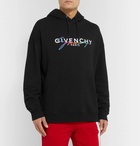 Givenchy - Logo-Emboidered Loopback Cotton-Jersey Hoodie - Black