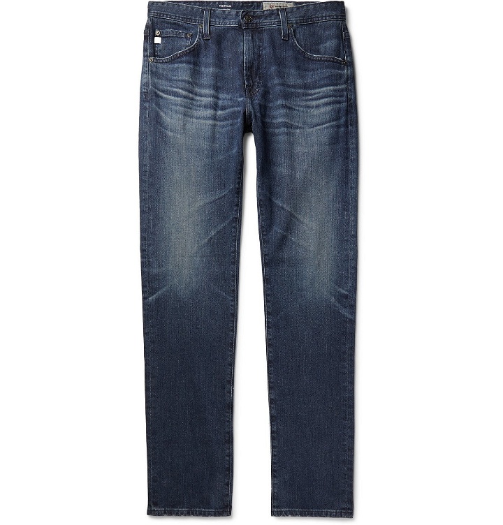 Photo: AG Jeans - Tellis Slim-Fit Stretch-Denim Jeans - Blue