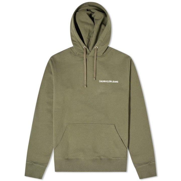 Photo: Calvin Klein Institutional Logo Popover Hoody