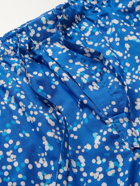 DEREK ROSE - Printed Cotton Pyjama Shorts - Blue