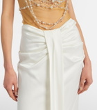 Clio Peppiatt Zsa Zsa embellished gown
