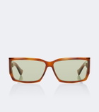 Valentino Classico VLogo rectangular sunglasses
