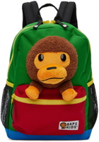 BAPE Kids Multicolor Baby Milo Plush Backpack