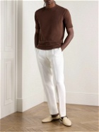 De Petrillo - Slim-Fit Pleated Linen Trousers - Unknown