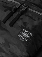 Maison Kitsuné - Eastpak Camouflage-Jacquard Nylon and Mesh Backpack