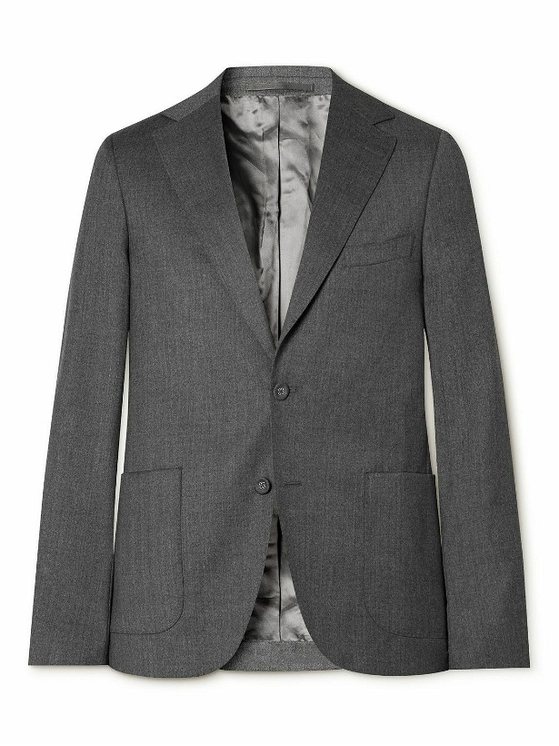 Photo: Officine Générale - Arthus Wool Suit Jacket - Gray
