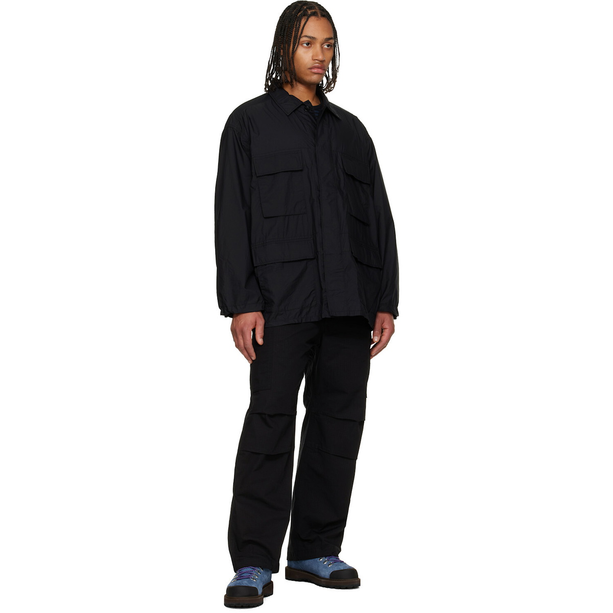 nanamica Black Light Weight Field Jacket