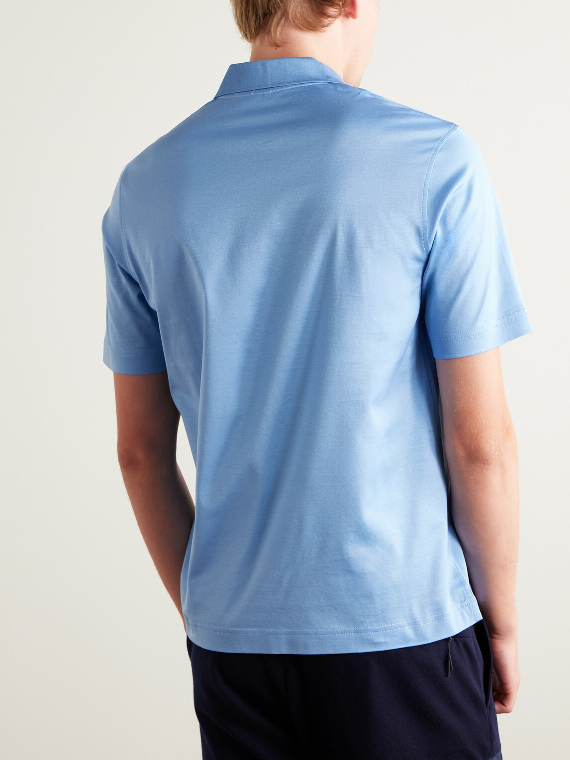 Charvet - Cotton Polo Shirt - Blue