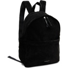 WOOYOUNGMI Black Suede Backpack