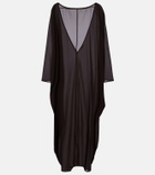 Staud Nour chiffon beach dress